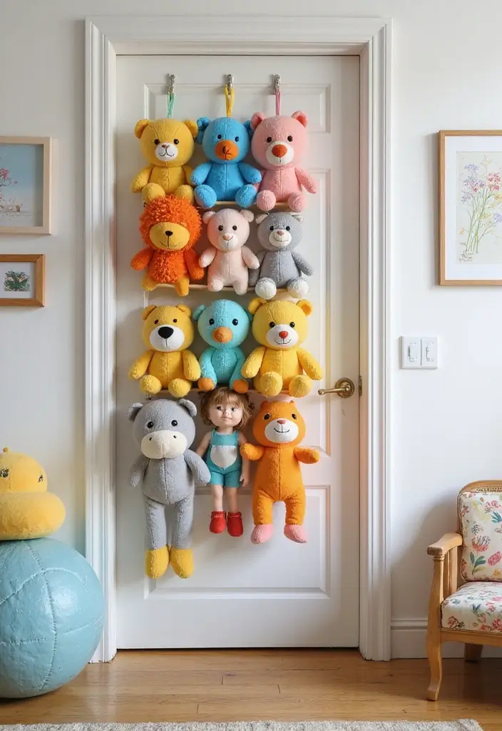 Rainbow Floating Shelves Display