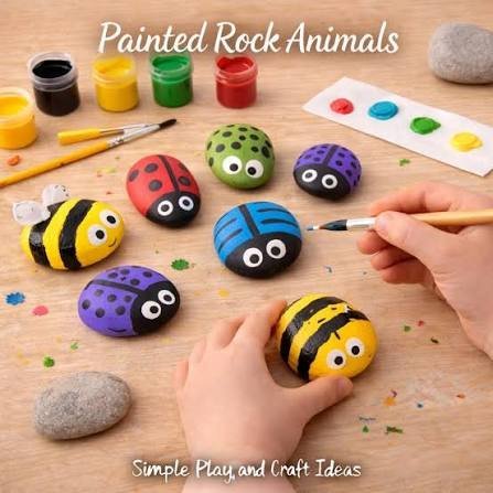 Painted Rock Creatures