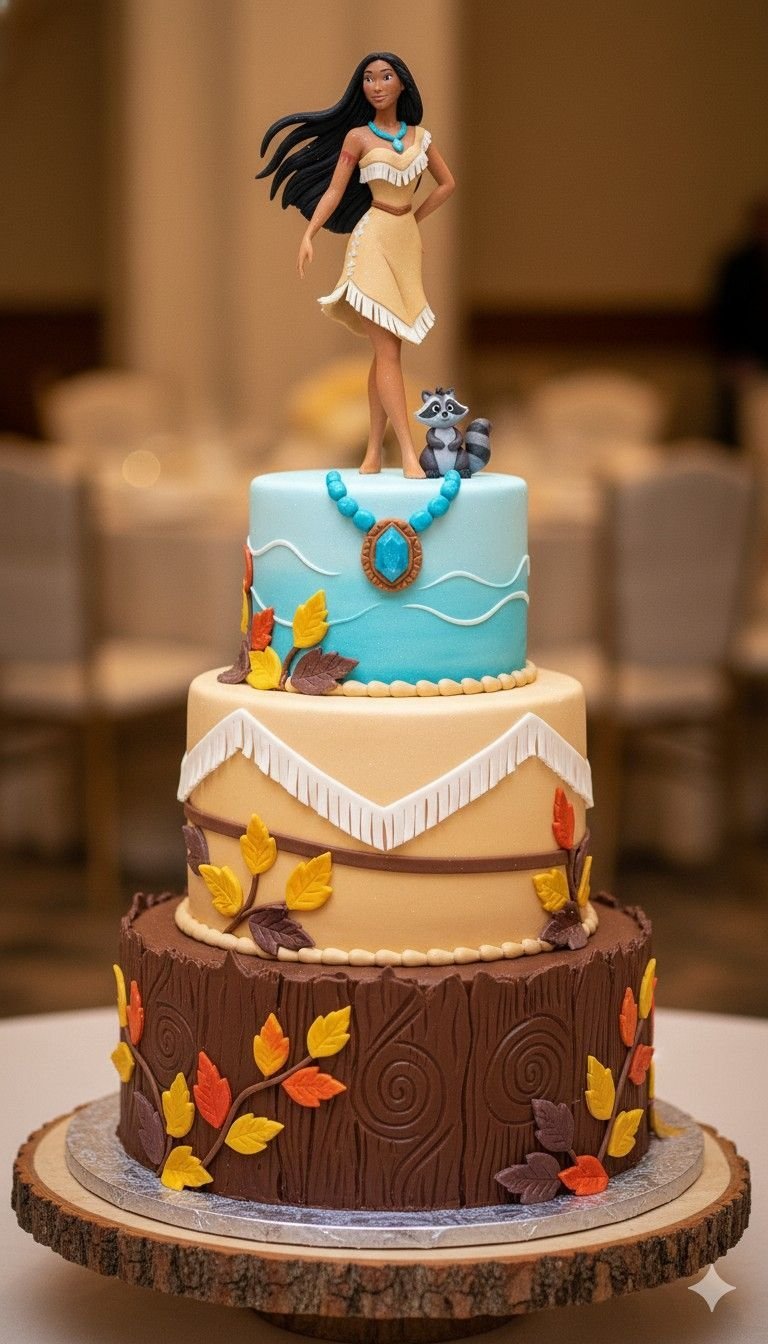 Adorable Mermaid Birthday Cake with Name